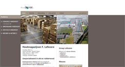 Desktop Screenshot of houtmagazijnenlefevere.be